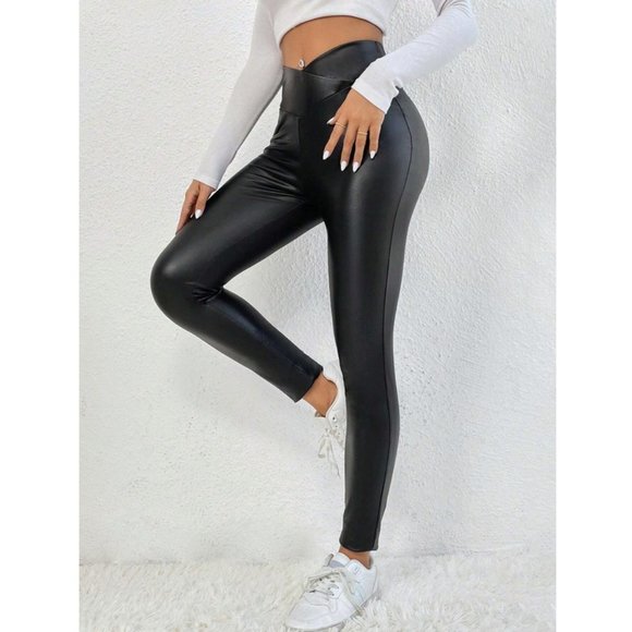 Black Leggings Pants - Picture 5 of 8